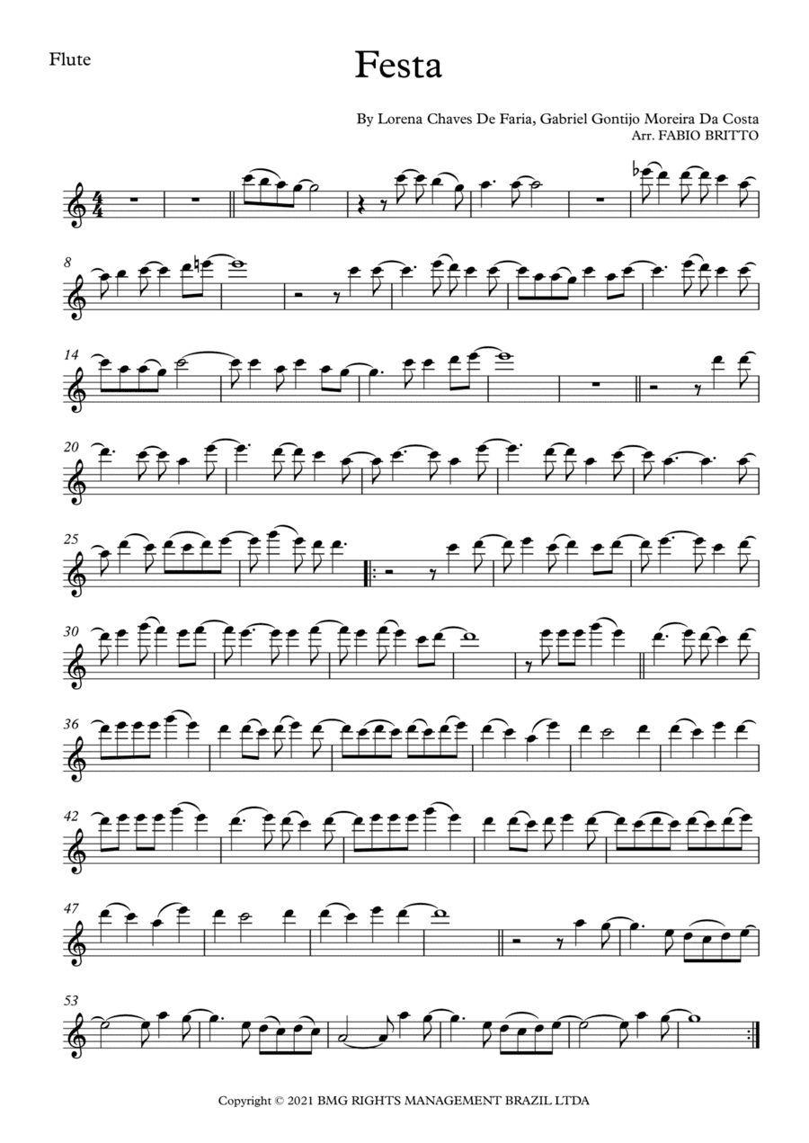 Festa (arr. Fabio Britto)