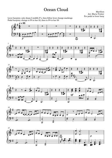 Ocean Cloud (arr. Maria Trotter)