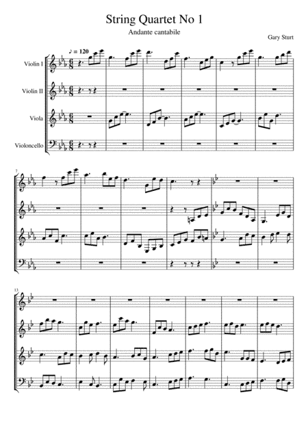 String Quartet slow movement