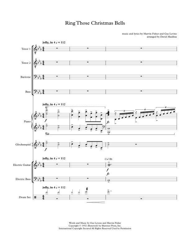 Ring Those Christmas Bells (arr. David Maddux)