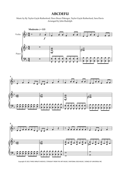 Abcdefu (arr. John Rudolph)