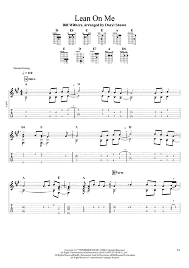 Lean On Me (arr. Daryl Shawn)