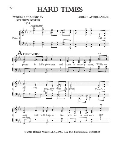 HARD TIMES (arr. Clay Boland Jr.)