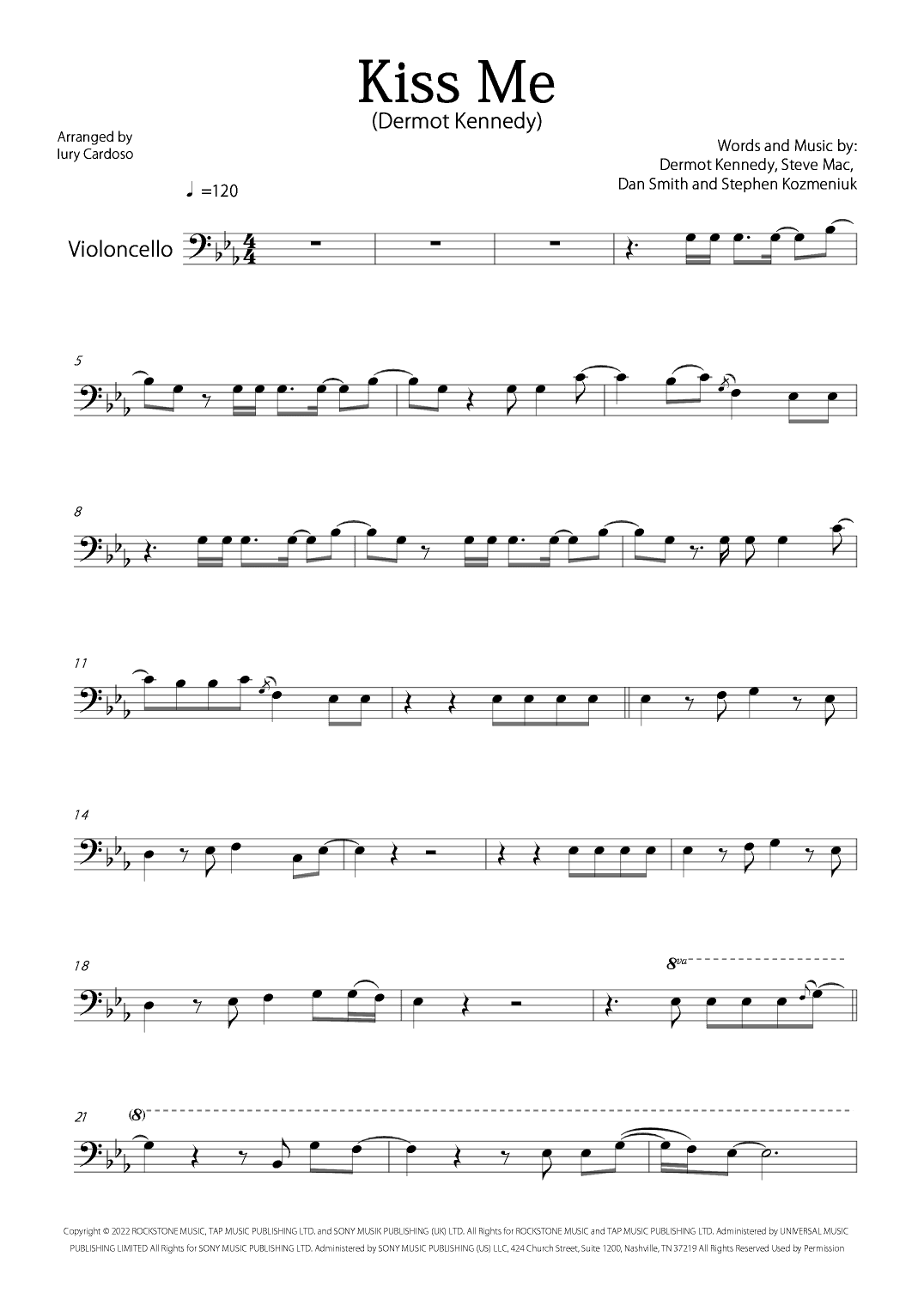 Kiss Me (arr. Iury Cardoso)