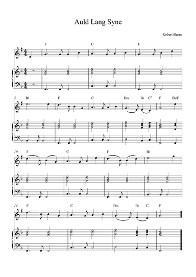 Auld Lang Syne (arr. Alex Nunes Rodrigues)