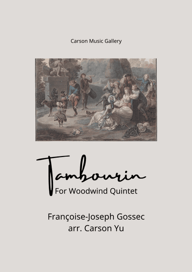 Tambourin - for Woodwind Quintet (arr. Carson Yu) (arr. Carson Yu)