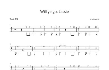 Will ye go, Lassie (arr. Bettina Schipp)