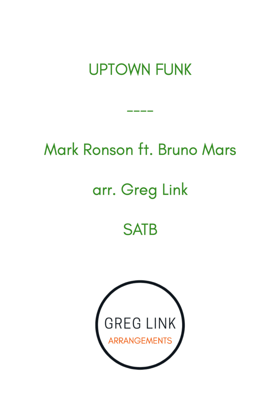 Uptown Funk (arr. Greg Link)