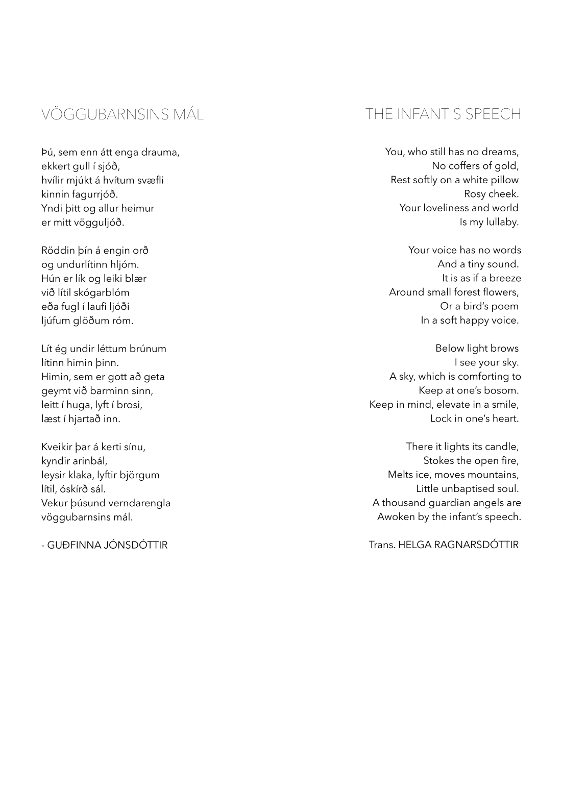 Vo¨ggubarnsins ma´l