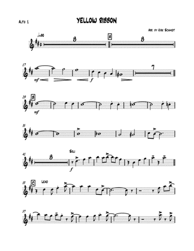 Tie A Yellow Ribbon Round The Ole Oak Tree (arr. Kirk Schmidt)