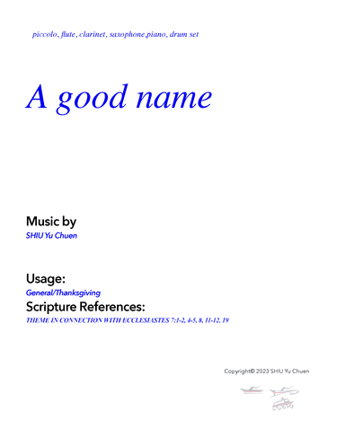 A good name