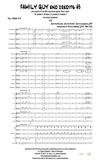Theme From Family Guy (arr. Patrick Sheehan)