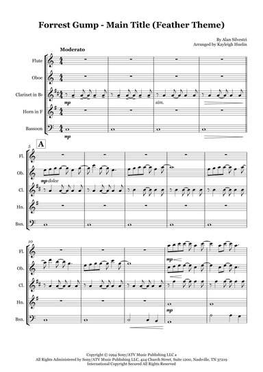 Forrest Gump - Main Title (feather Theme) (arr. Kayleigh Huelin)