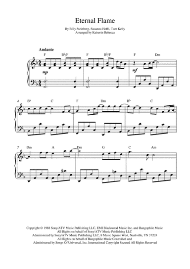 Eternal Flame (arr. Kaiserin Rebecca)