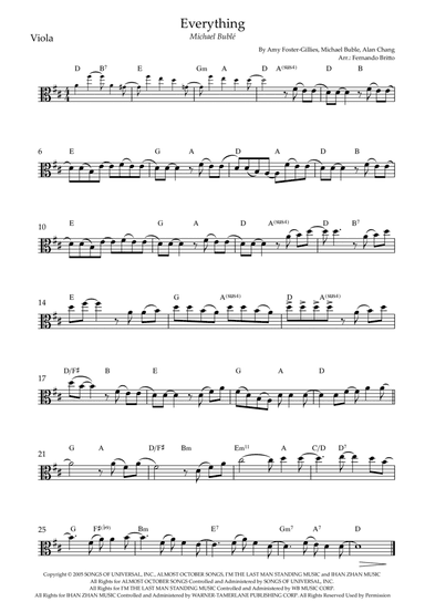 Everything (arr. Fernando Britto)