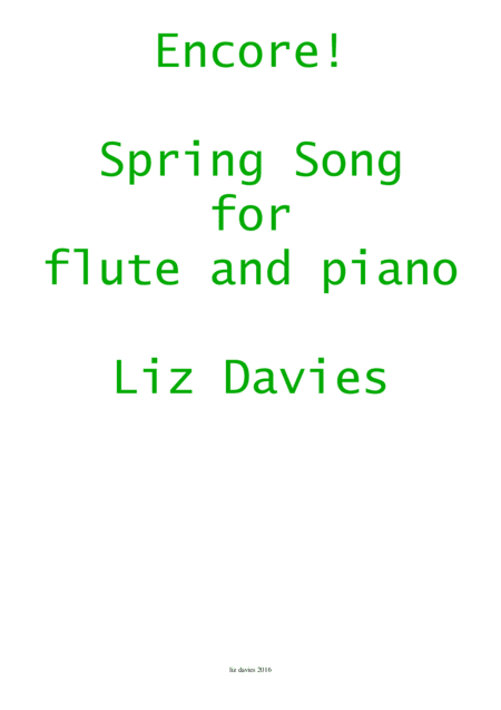 Spring Song