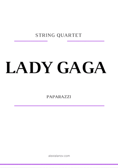 Paparazzi (arr. Alex Talanov)