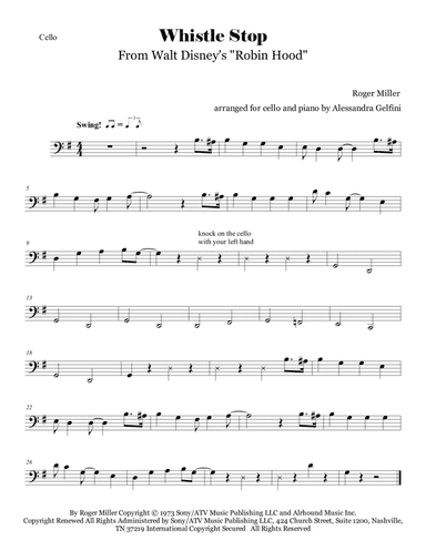 Whistle Stop (arr. Alessandra Gelfini)