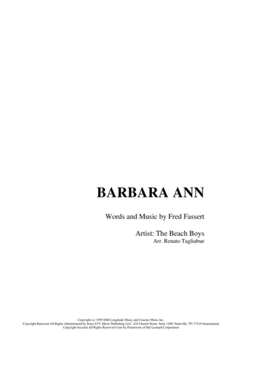 Barbara Ann (arr. Renato Tagliabue)