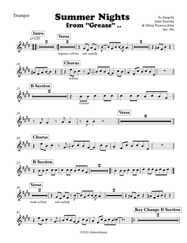 Summer Nights (arr. Chris Ott)