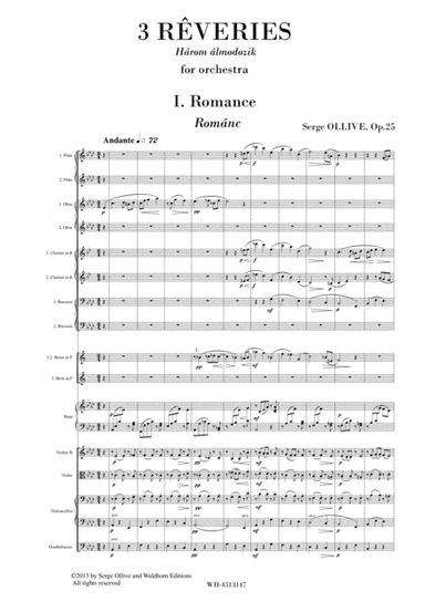 3 RÊVERIES, OP. 25