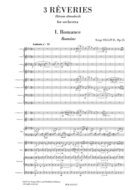 3 RÊVERIES, OP. 25