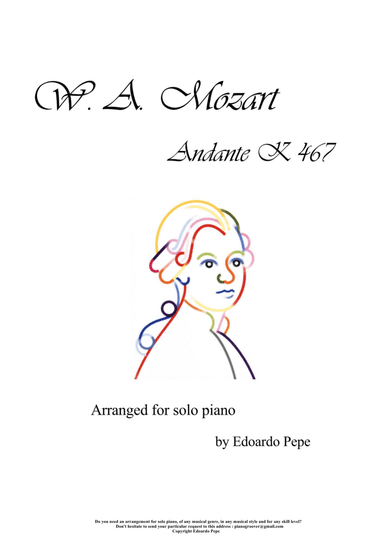 Andante from the concert N° 21, K467 (arr. Edoardo Pepe)