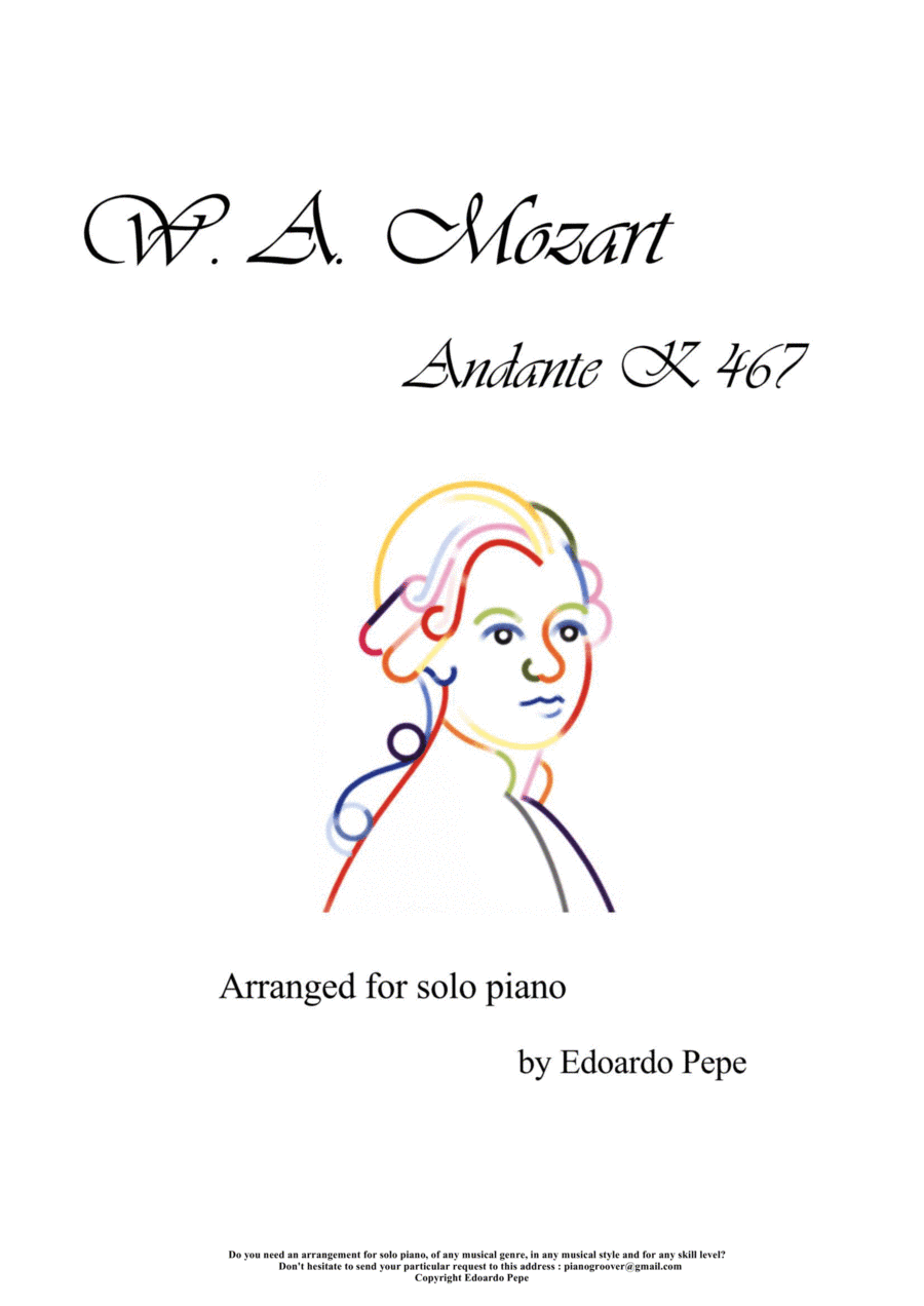 Andante from the concert N° 21, K467 (arr. Edoardo Pepe)