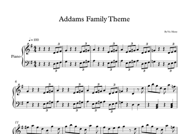 Addams Family Theme (arr. E.P)