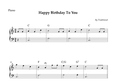 Happy Birthday To You (arr. Wesley S. SIlva)