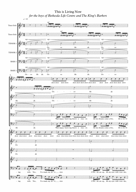 This Is Living Now (arr. Peter B North)