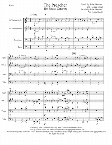 The Preacher (arr. Harry Salotti)