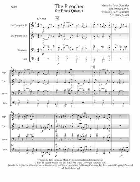The Preacher (arr. Harry Salotti)