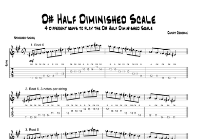 D# Half Diminished Scale (4 Ways to Play)