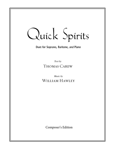 Quick Spirits (Duet Version)
