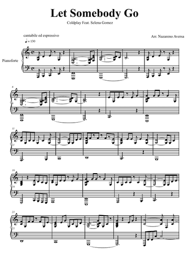 Let Somebody Go (arr. Nazareno Aversa)