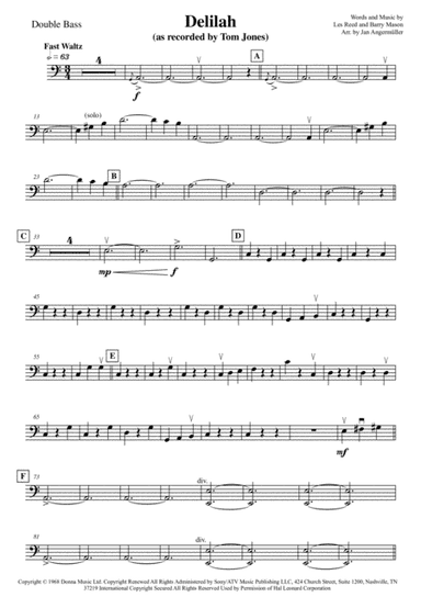 Delilah (arr. Jan Angermüller)