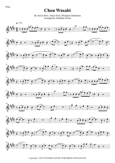 Chou Wasabi (arr. Stephane ELSINY)