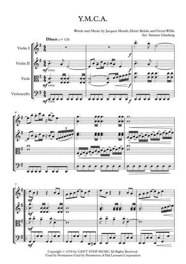 Y.M.C.A. (arr. Samara Ginsberg)