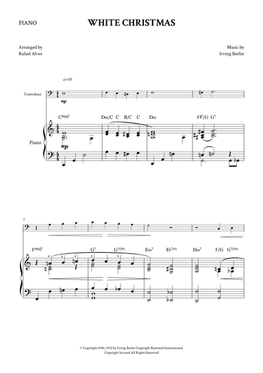 White Christmas (arr. Rafael Alves)