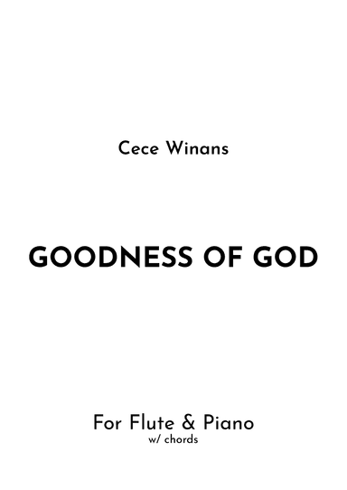 Goodness Of God (arr. Jireh J.)