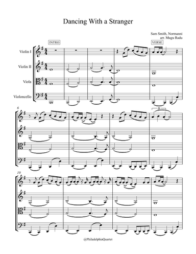 Dancing With A Stranger (arr. Mugu Radu)