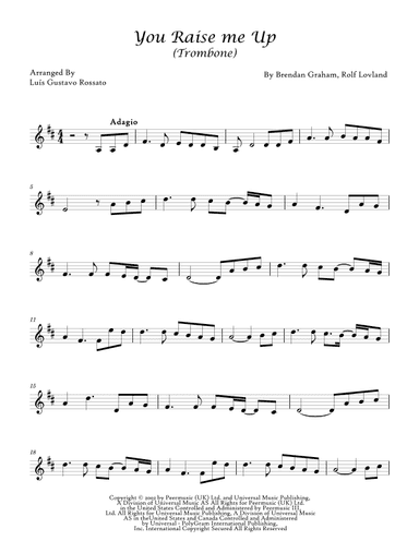 You Raise Me Up (arr. Luís Gustavo Rossato)