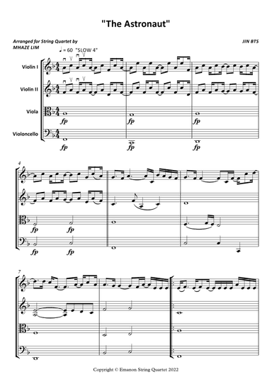 The Astronaut (arr. Mhaze Lim)