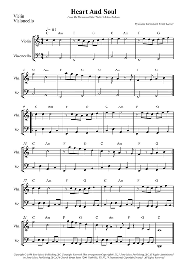 Heart And Soul (arr. Wesley S. SIlva)