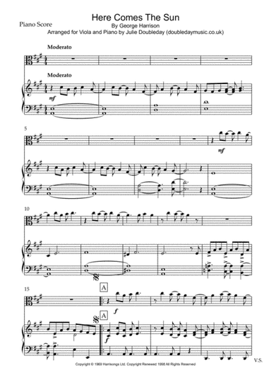Here Comes The Sun (arr. Julie Doubleday)