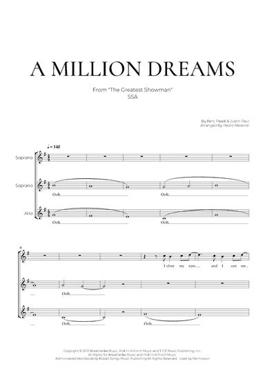 A Million Dreams (arr. Pedro Merendi)