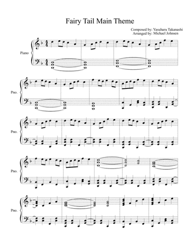 Fairy Tail Main Theme (arr. Michael Johnsen)