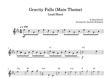 Gravity Falls (main Theme) (arr. Amanda Rodrigues)
