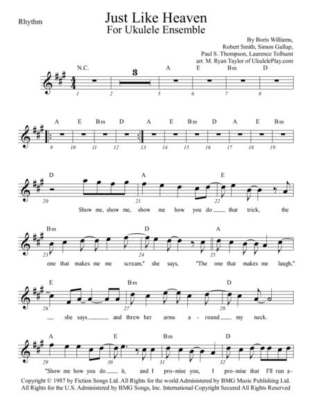 Just Like Heaven (arr. M. Ryan Taylor)